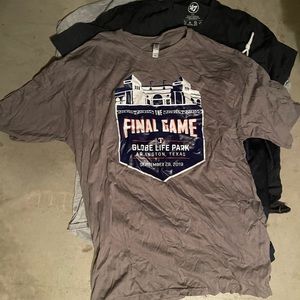 Texas Rangers Ballpark in Arlington FINAL GAME tshirt Size XL